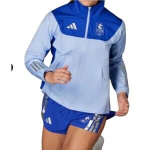 Adidas Womens 2025 Boston Marathon Official Jacket Size XS NEW Running Race Day
